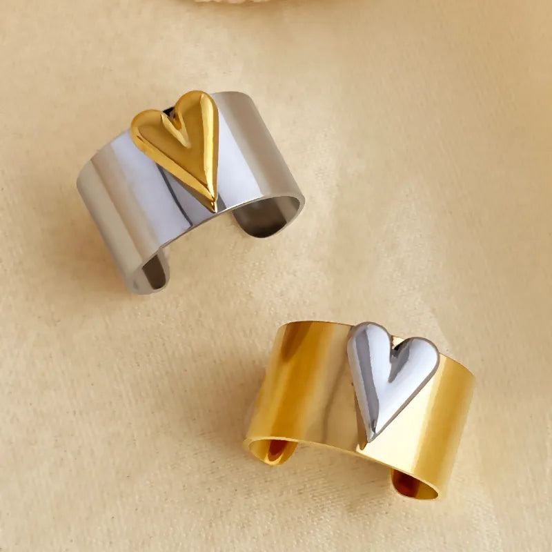 ANILLO BICOLOR CORAZÓN